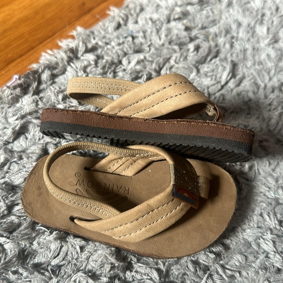 NWOT Rainbow Sandals for Toddler- size 3/4 - Picture 5 of 5